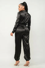 Load image into Gallery viewer, Front Zipper Pockets Top And Pants Jumpsuit
