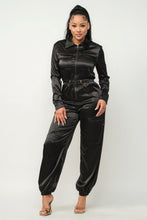 Load image into Gallery viewer, Front Zipper Pockets Top And Pants Jumpsuit
