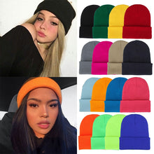 Load image into Gallery viewer, 2021 Winter Hats for Women Men New Beanies Knitted Solid Cool Hat Girls Autumn Female Beanie  Warm Bonnet Casual Cap Wholesale
