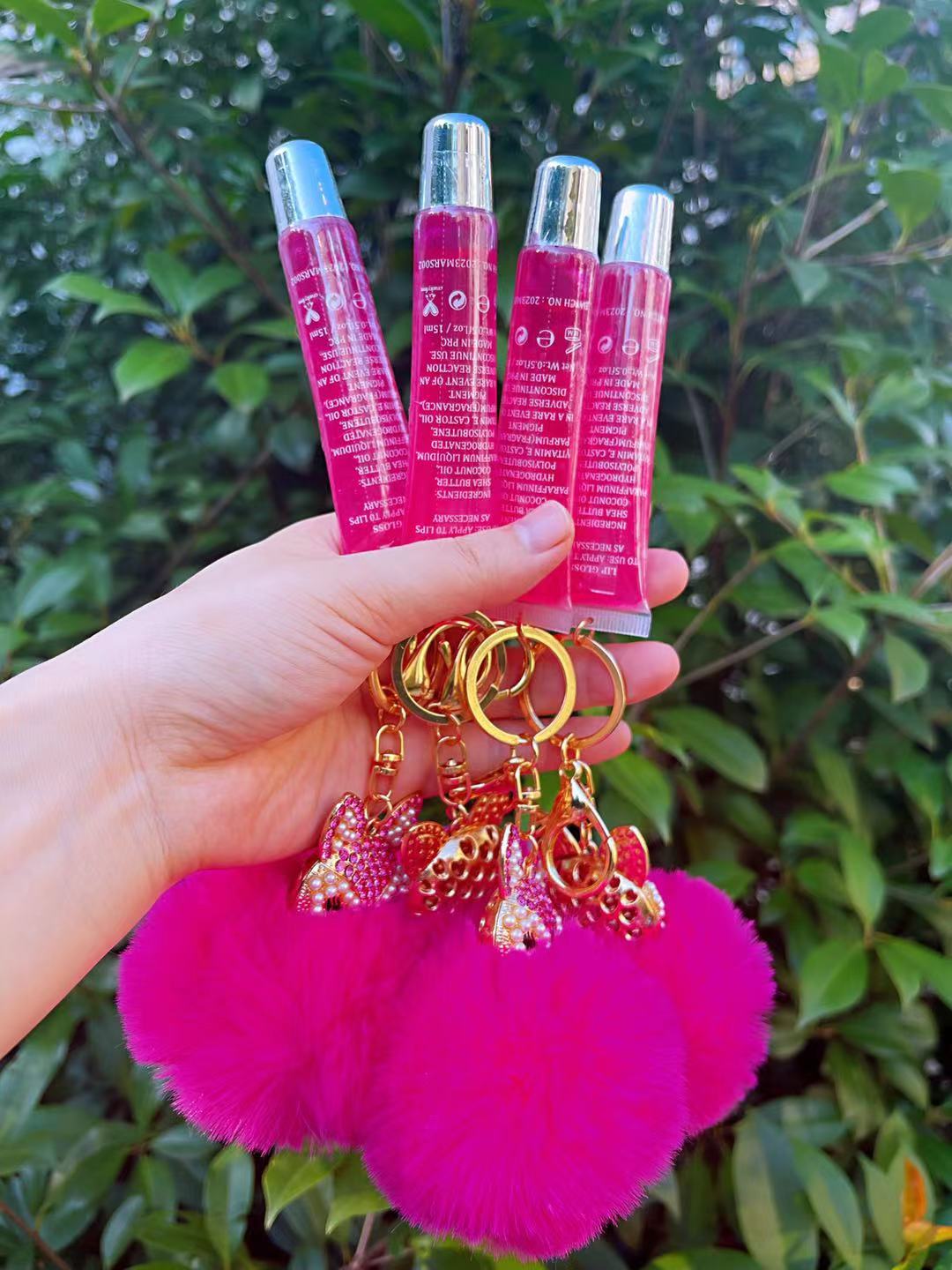 Lipgloss keychain wholesale 2024